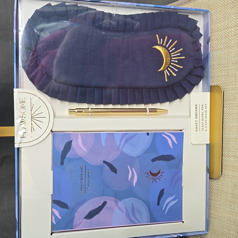 Journal and Sleep Mask Set